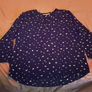 Long sleeve blouse